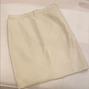 J. Crew pencil skirt cream size 2P